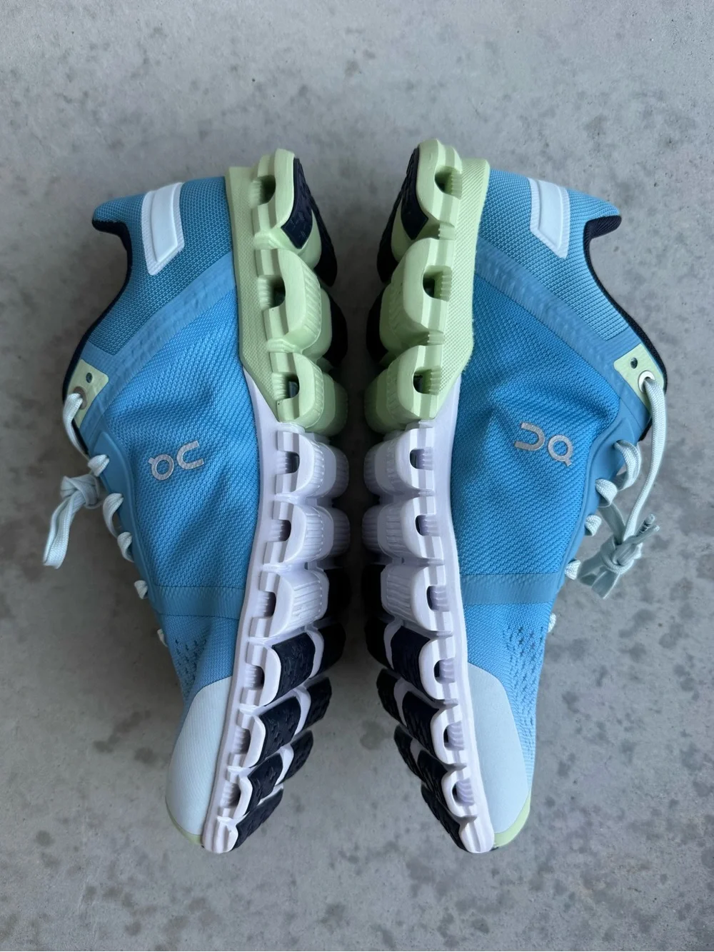 On Running Cloudflow 3.0 Niagara Blue Meadow Green Women's Size 8.5 35.99033